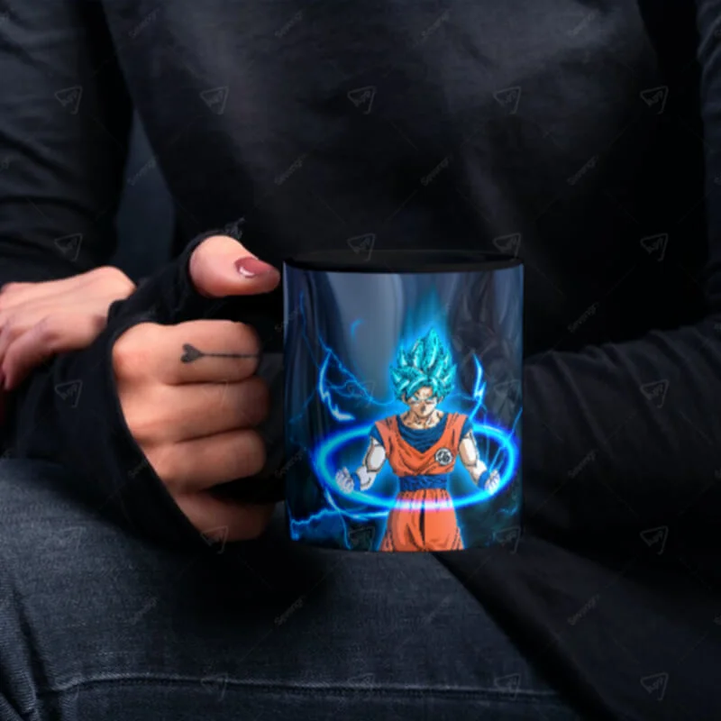 Goku | Plantillas Editables Para Tazas 55 - Imagen 2