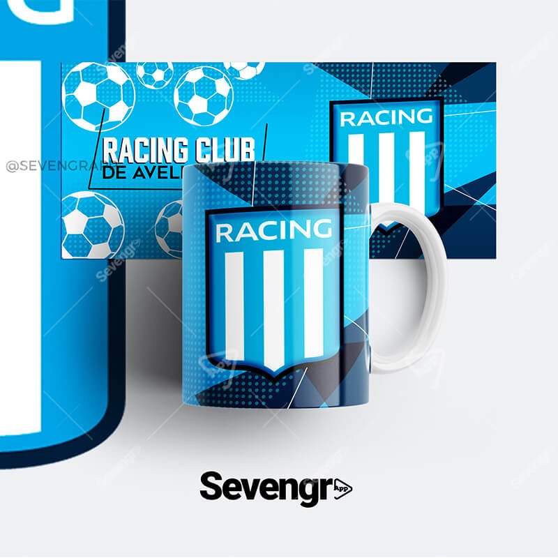 Racing | Plantilla para tazas 029 - Tienda Sevengrapp