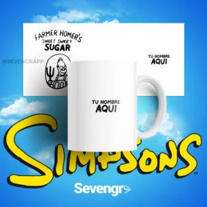 Plantilla Taza Homero - Sugar | 028