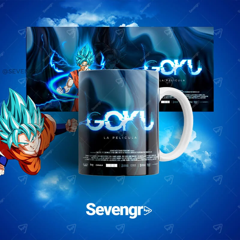 Goku | Plantillas Editables Para Tazas 55
